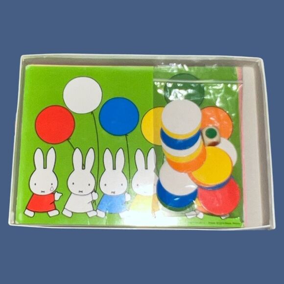 1973 Vintage Ravensburger Miffy Bunny Dick Bruna Match a Balloon Game - Picture 2 of 5